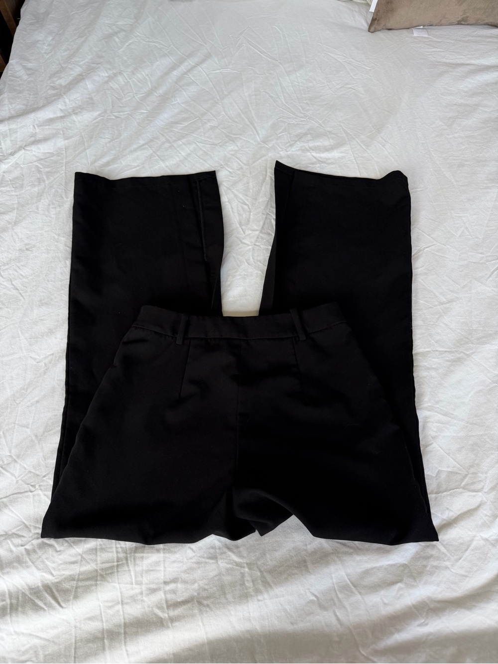 Vince Camuto Black Wide Leg Dress Pants with Side Slits - Picture 7 of 7